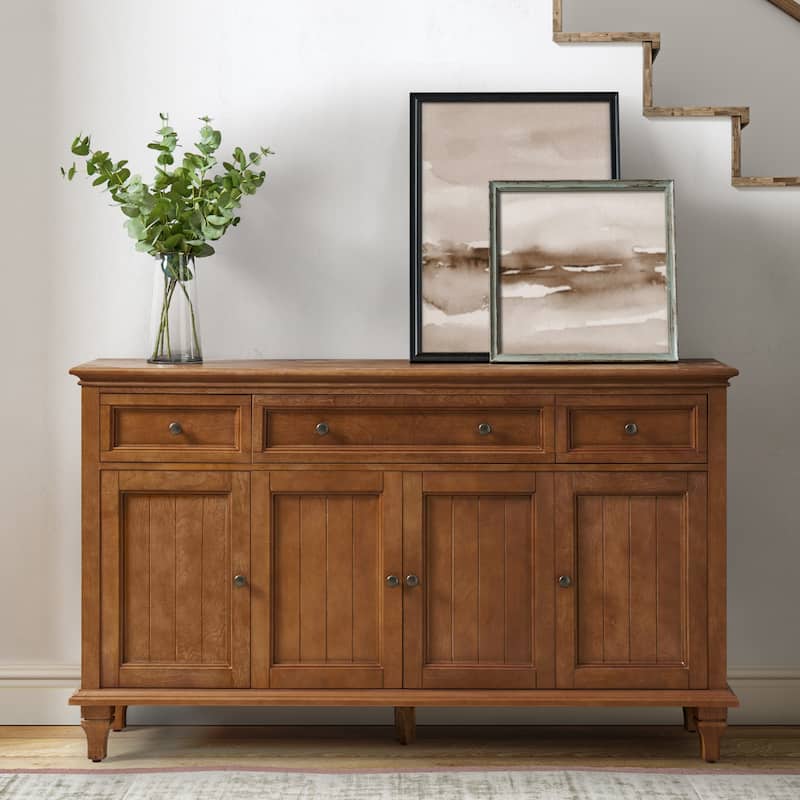 Ottfried Traditional 58'' Wide Sideboard with 3 Drawers and 4 Doors by HULALA HOME