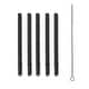 preview thumbnail 5 of 4, Large Silicone Baby Straws Black