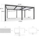 preview thumbnail 30 of 74, PURPLE LEAF Outdoor Louvered Pergola with Adjustable Metal Roof for Patio Pergola