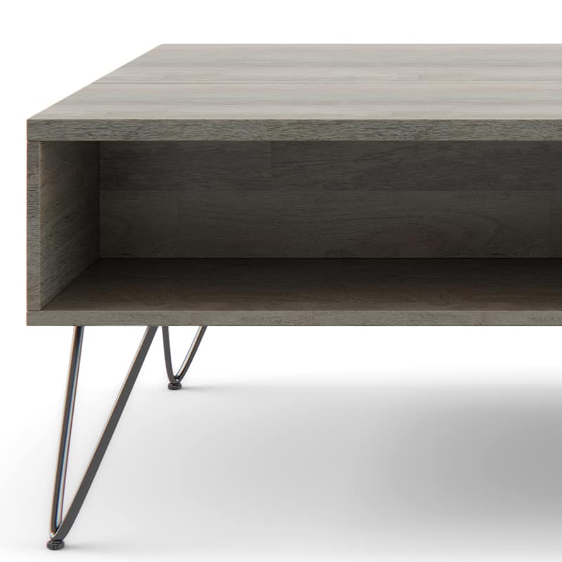 Moreno Rectangle Industrial Lift Top Coffee Table