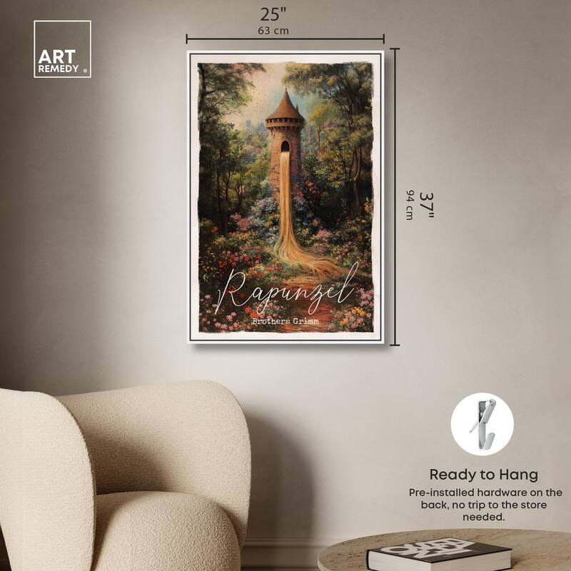 Rapunzel Classic Canvas by Art Remedy