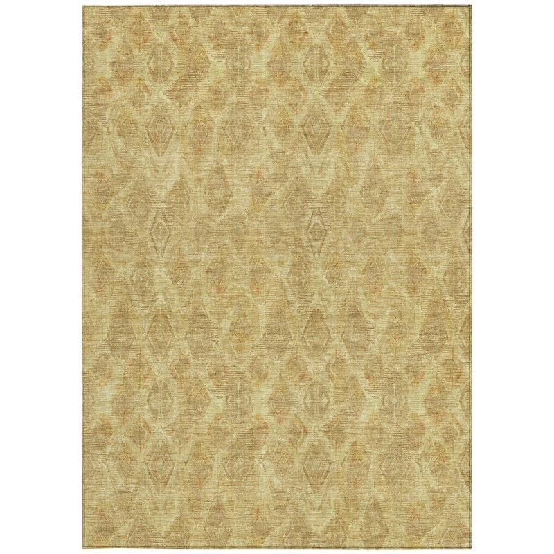 HomeRoots Geometric Traditional Rectangle Outdoor Rug