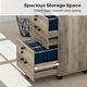 preview thumbnail 40 of 44, 2-Drawer Rolling Wood File Cabinet with Lock