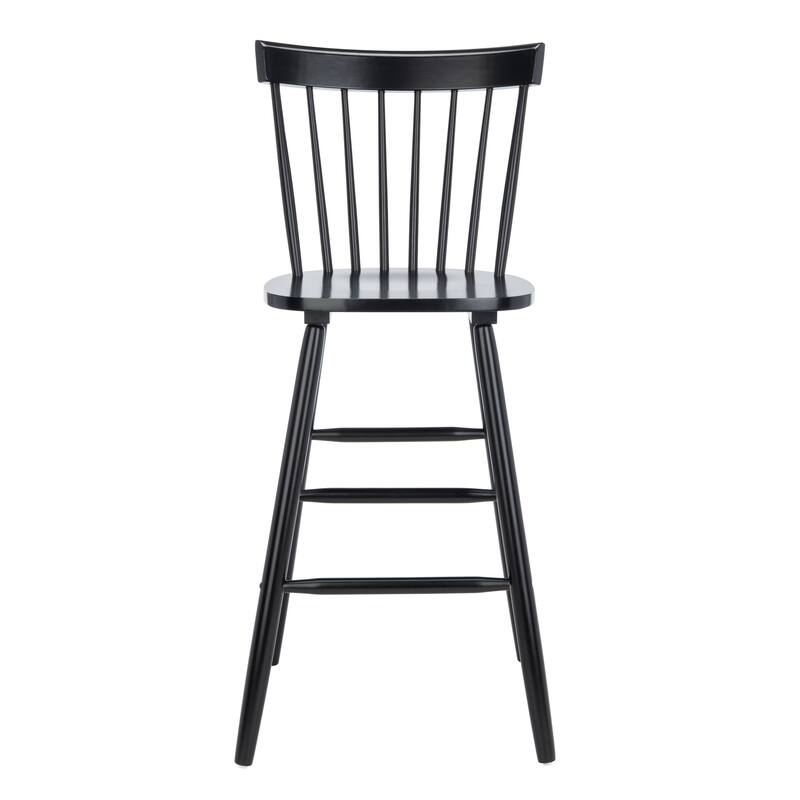 SAFAVIEH Belva 30-inch Spindle Farmhouse Bar Stool (Set of 2) - 20" W x 21" D x 44" H - 20"W x 21"D x 44"H