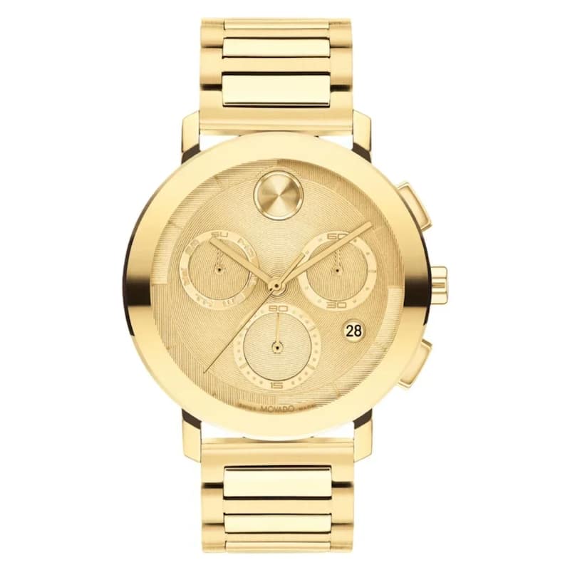 Movado Men's Bold Gold Dial Watch - 3601098 - One Size