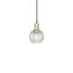 Option Black Antique Brass / Clear Basketweave