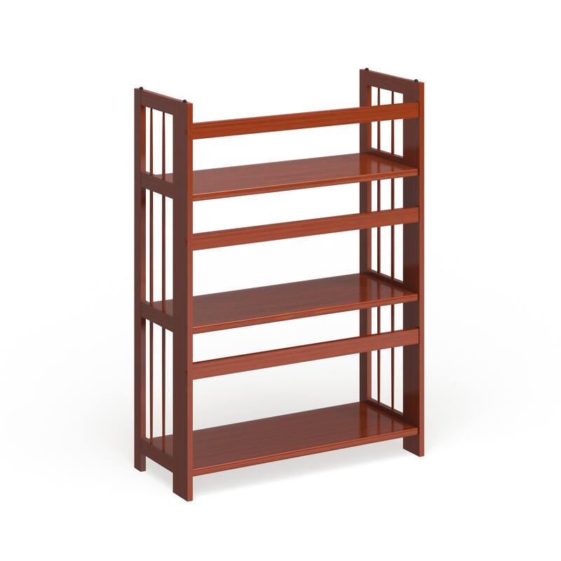 Porch & Den Edgemont Folding Stackable 27.5-inch Bookcase