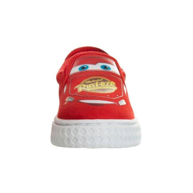 Disney Pixar Cars Lightning McQueen Slip On Canvas Sneakers (Toddler/Little Kids)