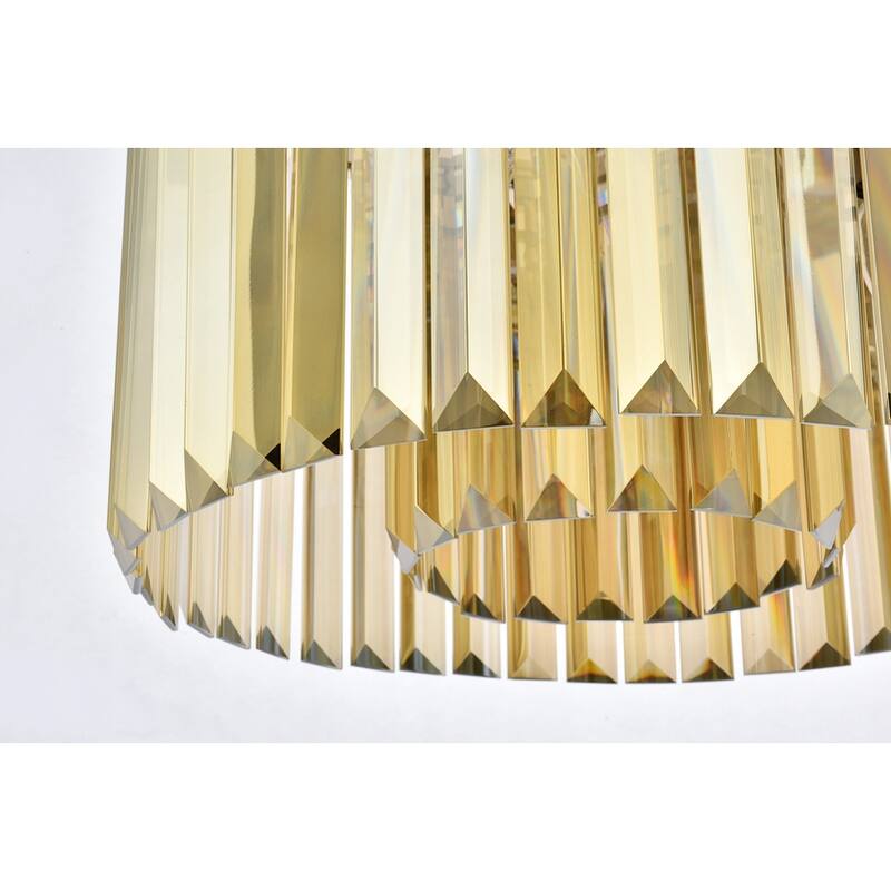 Royce Edge 6-Light Polished Nickel Pendant