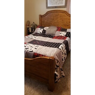 Shop Sweet Jojo Designs Grey Black Red Woodland Plaid Arrow