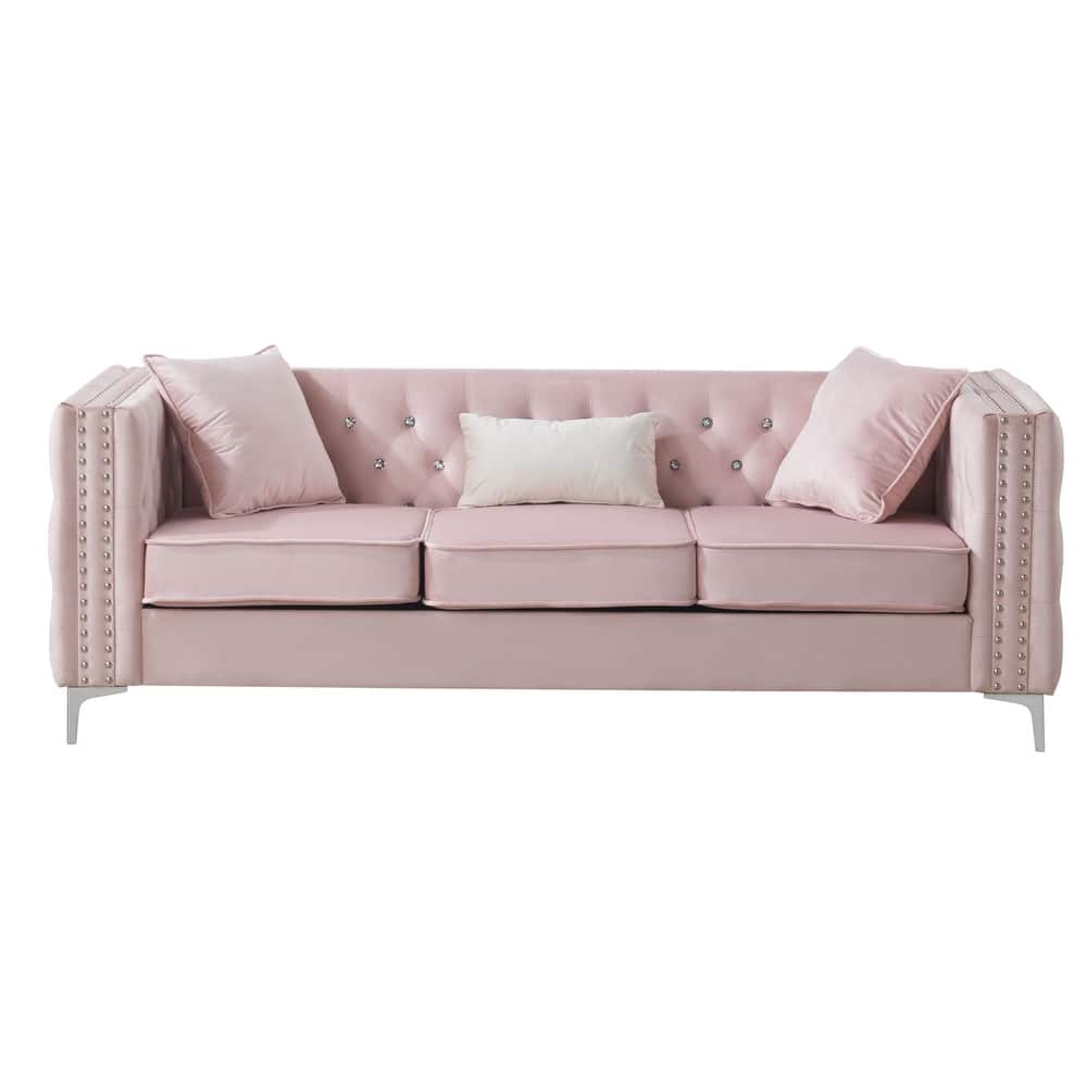 Paige Tufted Velvet Sofa