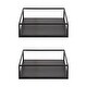 preview thumbnail 4 of 4, Kate and Laurel Lintz Modern Corner Shelf Set - 2 Piece