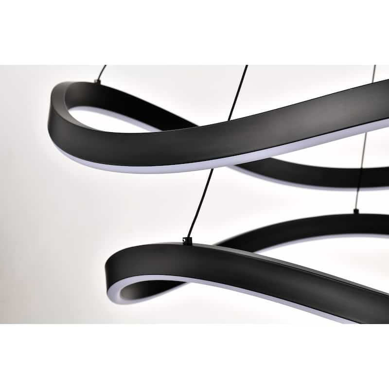 Sylas 36 Inch LED Pendant Matte Black Finish - Matte Black