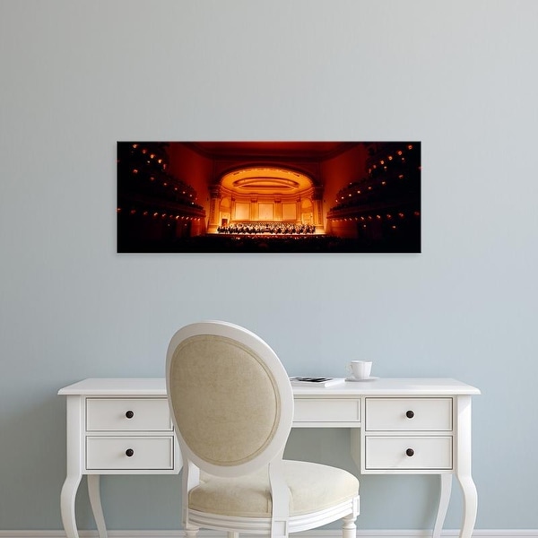 Easy Art Prints Panoramic Image 'Performers on a stage, Carnegie Hall, New York City, New York state, USA' Canvas Art