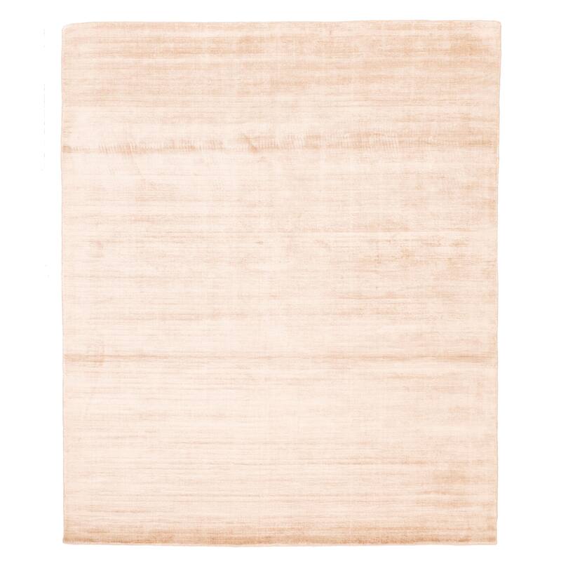 ECARPETGALLERY Hand Loomed Kashkuli Gabbeh Beige Viscose Rug - 6'8 x 7'10
