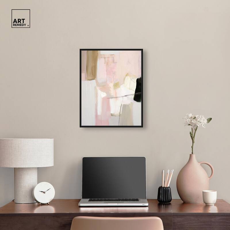 Pistachio Pink II Canvas by Art Remedy