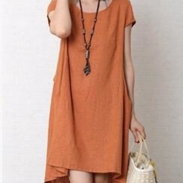 loose fitting linen clothing