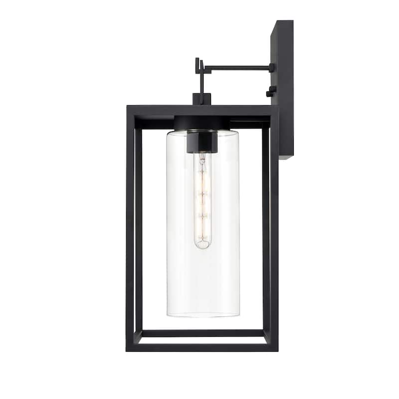 Millennium Lighting Ellway 1 Light Outdoor Wall Sconce in Textured Black