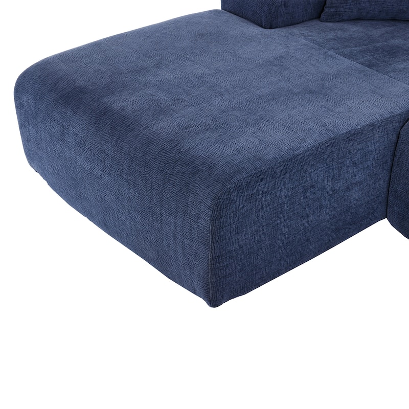 Modern Large L-Shape Modular Sectional Sofa