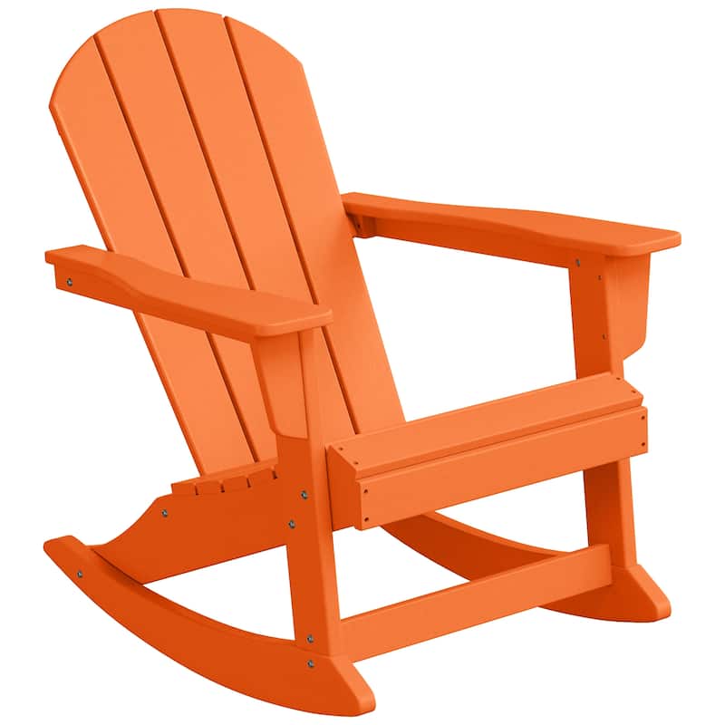 Polytrends Laguna Hdpe All Weather Outdoor Patio Rocking Chair