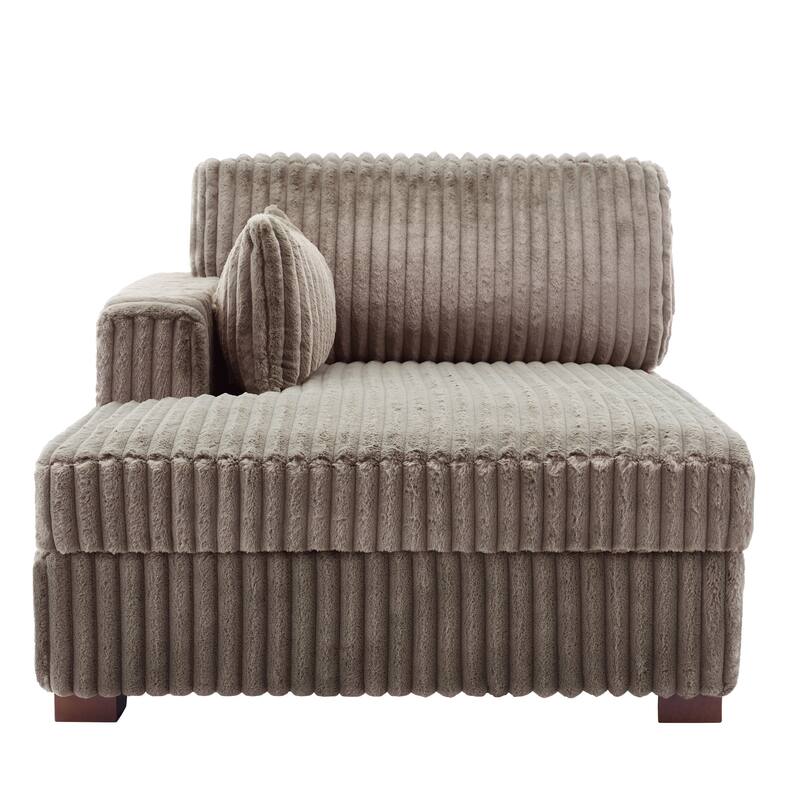 DREAMSIDEA Modern Oversized Chaise Lounge Sofa for Living Room