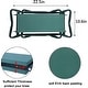 preview thumbnail 5 of 4, Green Portable Outdoor 2-in-1 Stool and Kneeler, Garden Bench with Tool Bags and Kneeling Pad
