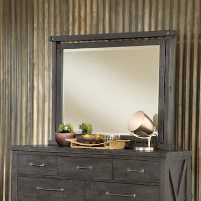 Yosemite Solid Wood Mirror in Café