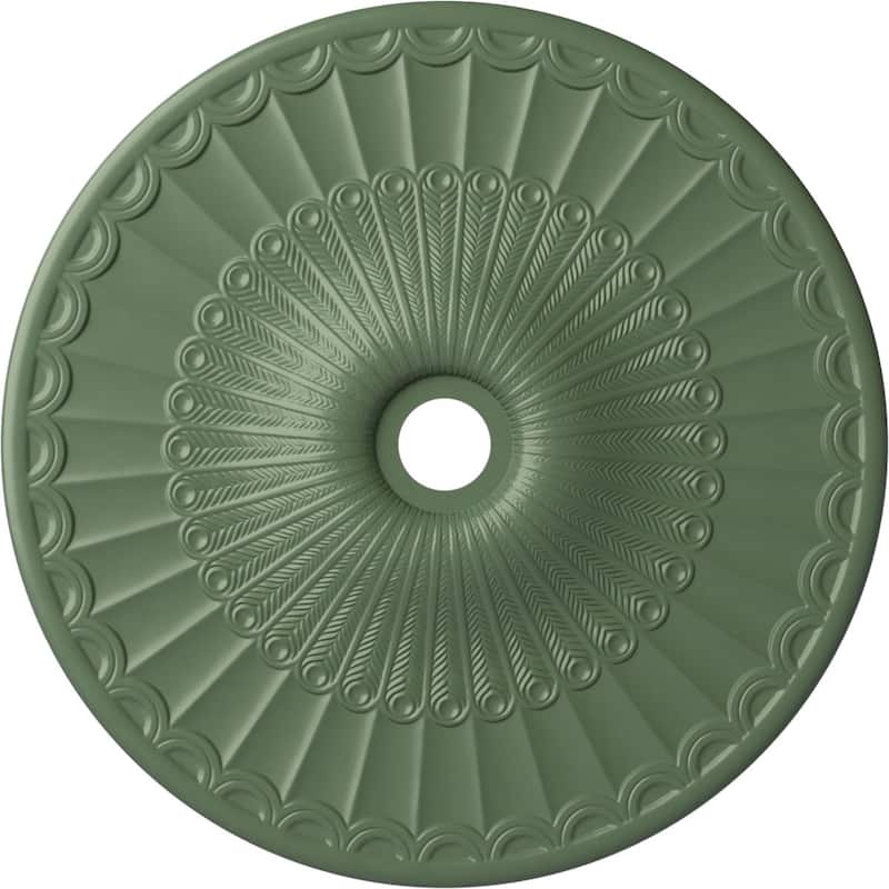 36 5/8"OD x 3 5/8"ID x 2 3/8"P Galveston Ceiling Medallion