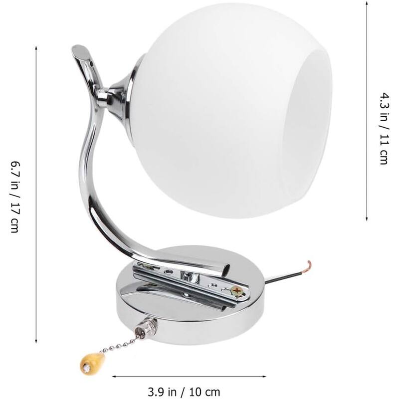 Led bathroom light white hallway light glass wall light
