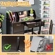 preview thumbnail 9 of 28, Costway Kids Wooden Study Desk & Chair Writing Table w/Drawer Storage