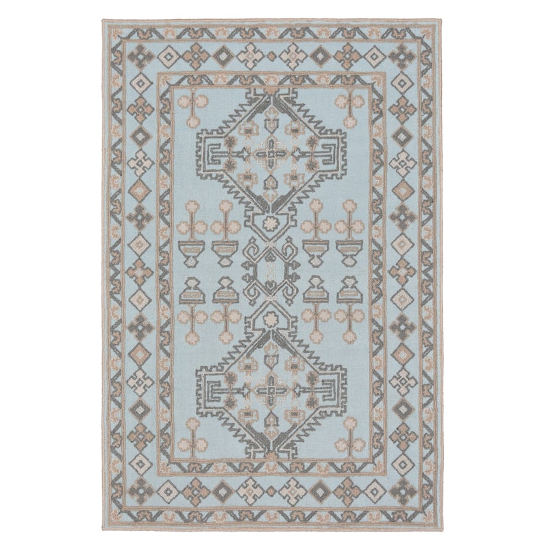 TDW09 Tamara Day Warwick Robin's Egg Hand Tufted Indoor Area Rug