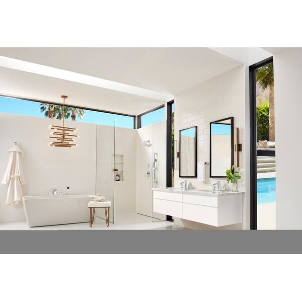 Shop Pfister Lg49 Df2 Kenzo Widespread Bathroom Faucet With Metal