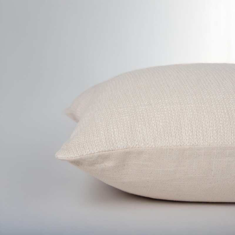 Donny Osmond Natural/Brown Stripe Modern Industrial Throw Pillow, 20''x20''