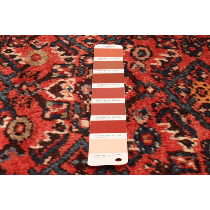 ECARPETGALLERY Hand-knotted Andelz Red Wool Rug - 5'4 x 10'6