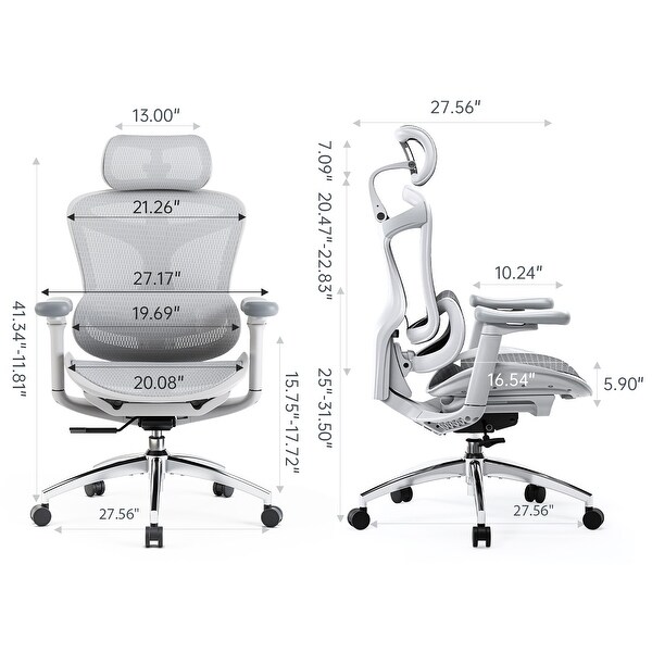 SIHOO Ergonomic Ofiice Chair Doro-C300, Auto-Adaptive Lumbar