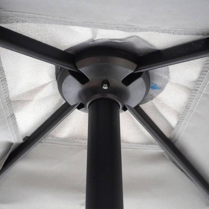 Outdoor Patio Dining ,Metal Patio Furniture Table and Chair Set with Umbrella
