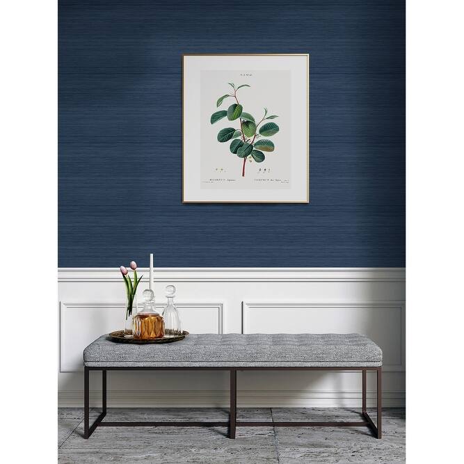 NuWallpaper Indigo Crossweave Peel & Stick String Wallpaper - 216in x 20.5in x 0.025in