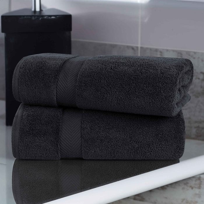 Superior Soft Oversize Zero Twist Cotton Bath Sheets (Set of 2)