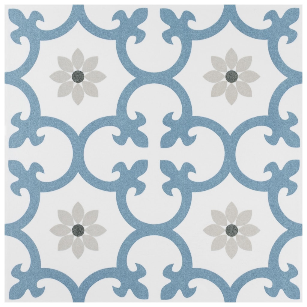 Merola Tile Daria Niagara 9-3/4" x 9-3/4" Porcelain Floor and Wall Tile