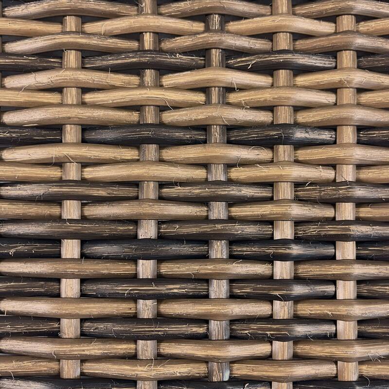 Roomfitters Wood and Wicker Chaise Lounge with Adjustable Backrest for Outdoor Sunbathing and Comfortable Patio Seating, Natural