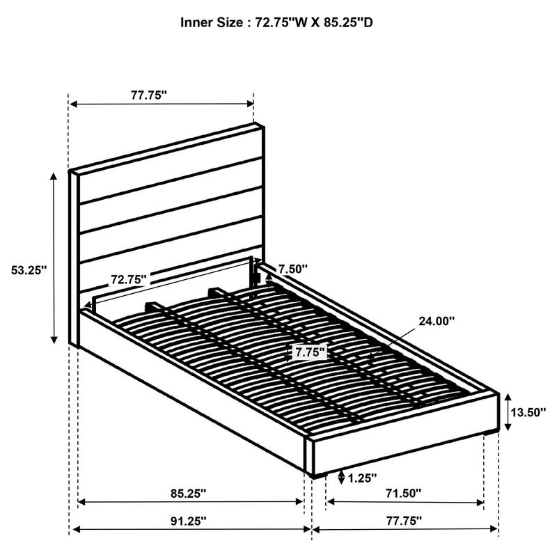Felicity Bedroom Set White High Gloss