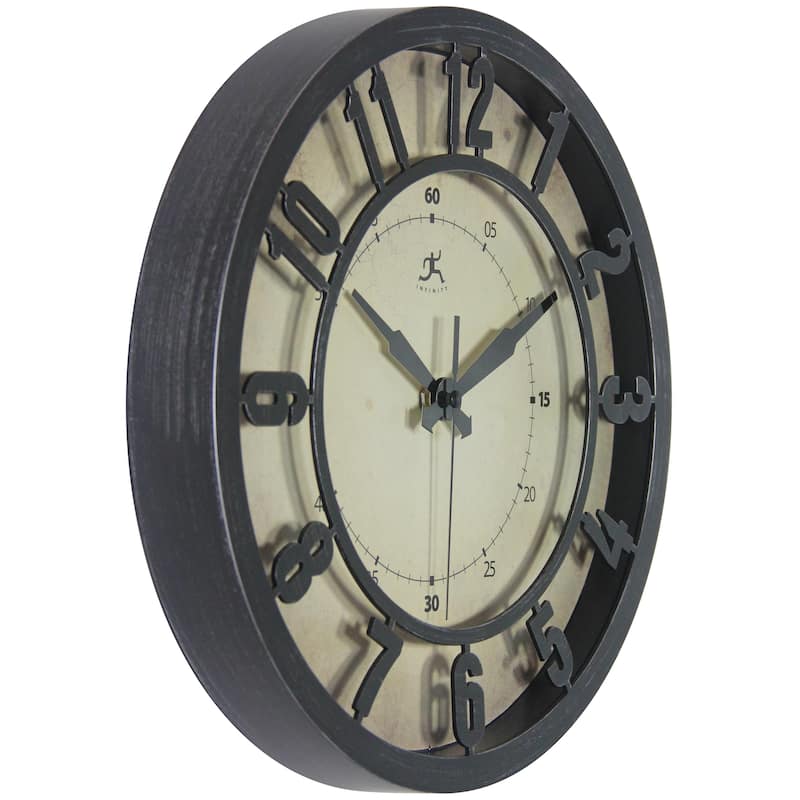 12" 3D Clock - 12.125 in.