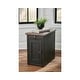 preview thumbnail 8 of 6, Signature Design by Ashley Tyler Creek Grayish Brown/Black Chairside End Table Wood
