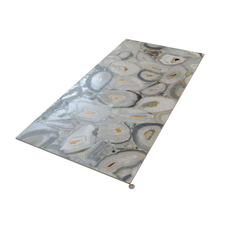 Onira 24x48 Beige Gold Porcelain Large Format Swirls Agate Wall Tile (15.5 sq ft/case) - 2 Pack