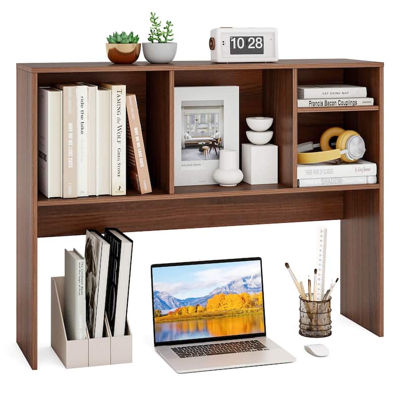 Costway Computer Desktop Bookcase Countertop Storage Bookshelf - See Details