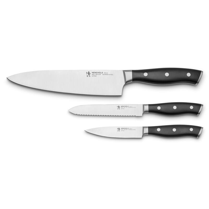Henckels Nola 3-pc Starter Set - Stainless Steel - 3 Piece - 3-pc
