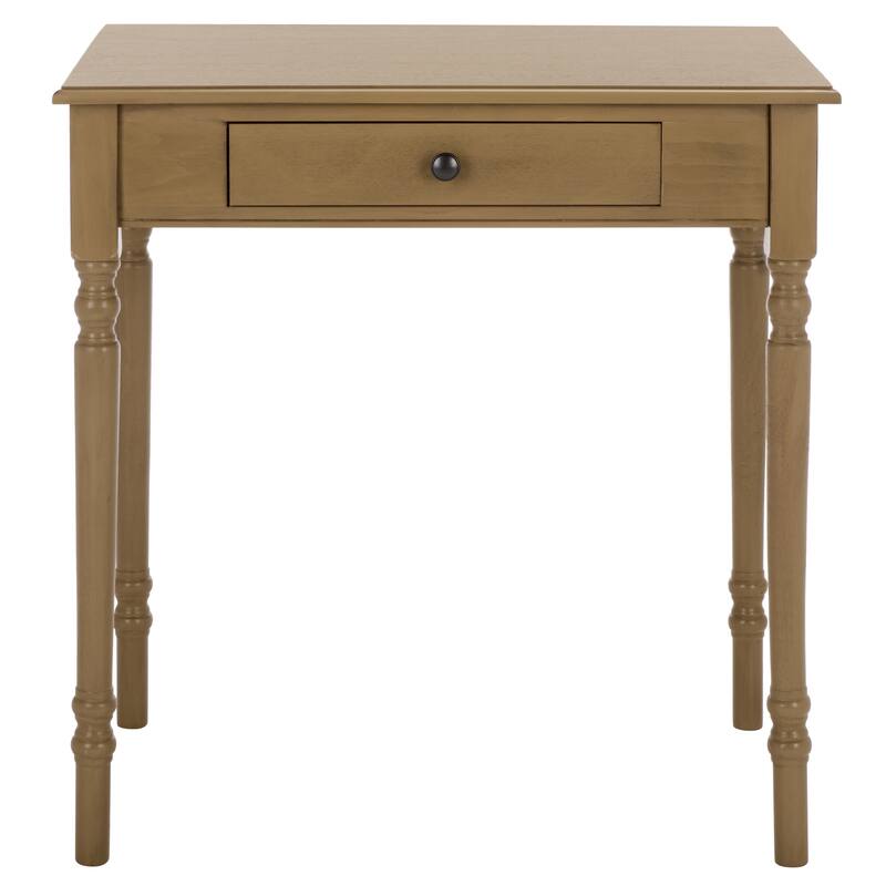 SAFAVIEH Helrike 1-Drawer Desk - Desert Brown