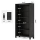 preview thumbnail 3 of 15, 5-Tier Tall Heavy Duty Floor Bookcase, Solid Wood Large Bookshelf