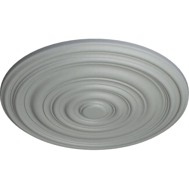 12 5/8"OD x 1"P Carton Ceiling Medallion - No Finish