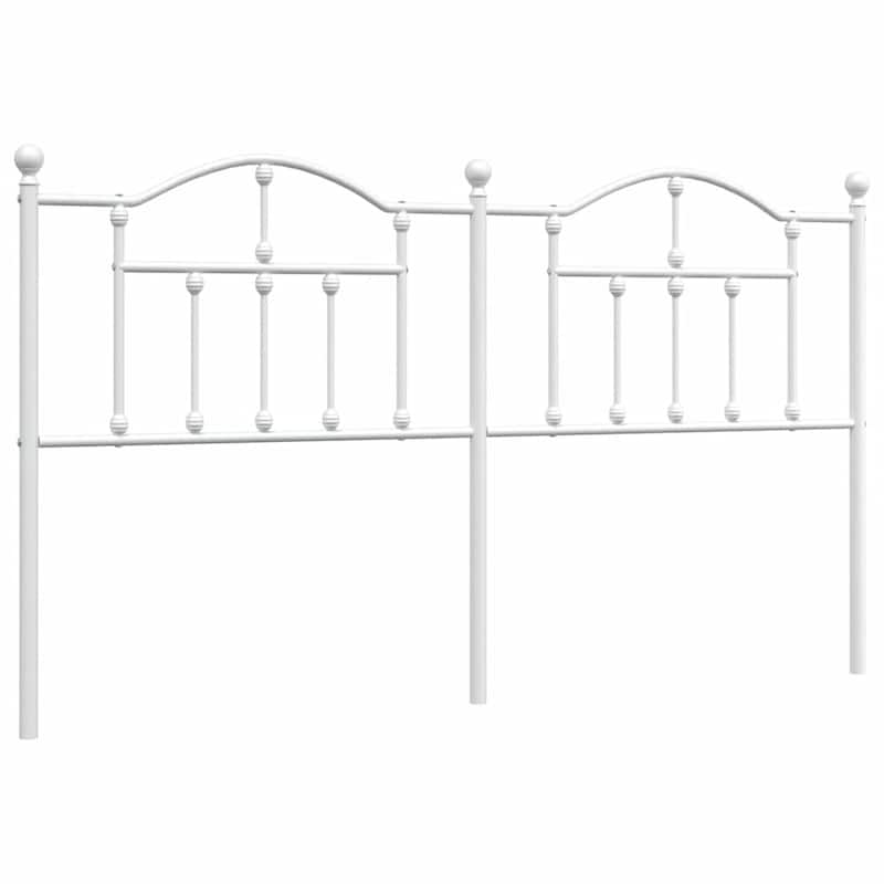 vidaXL 38.2 Inch Metal Headboard, Farmhouse Rustic Headboard Only